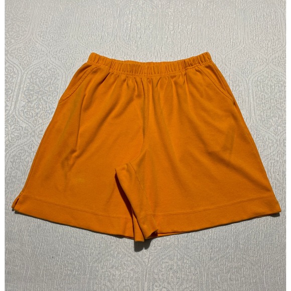 White Stag Pants - White Stag Womens Orange Competitive Terry Cloth Casual Shorts Medium‎